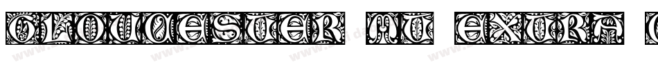 Gloucester MT Extra Condensed字体转换